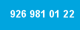 926 981 01 22 926 981 01 22